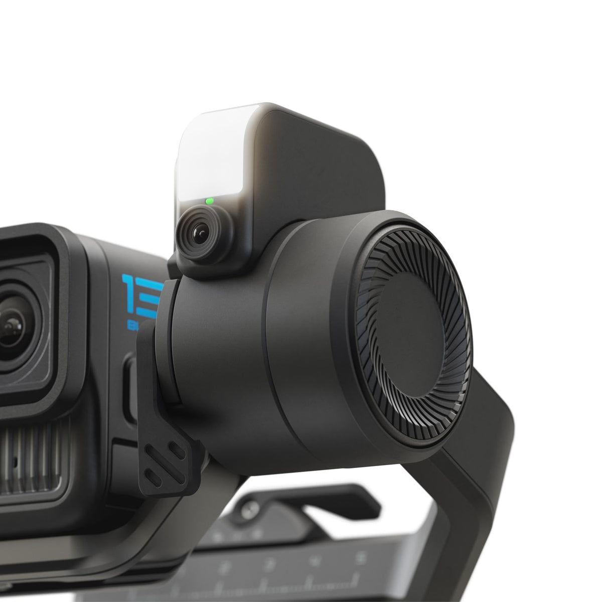 GoPro Fluid Pro AI 3-Axis Gimbal Stabilizer for GoPro Cameras and Smartphones, Subject Tracking, Lighting, Wireless Camera Control, Portable, Vlogging, 360° Rotation, Device Charging