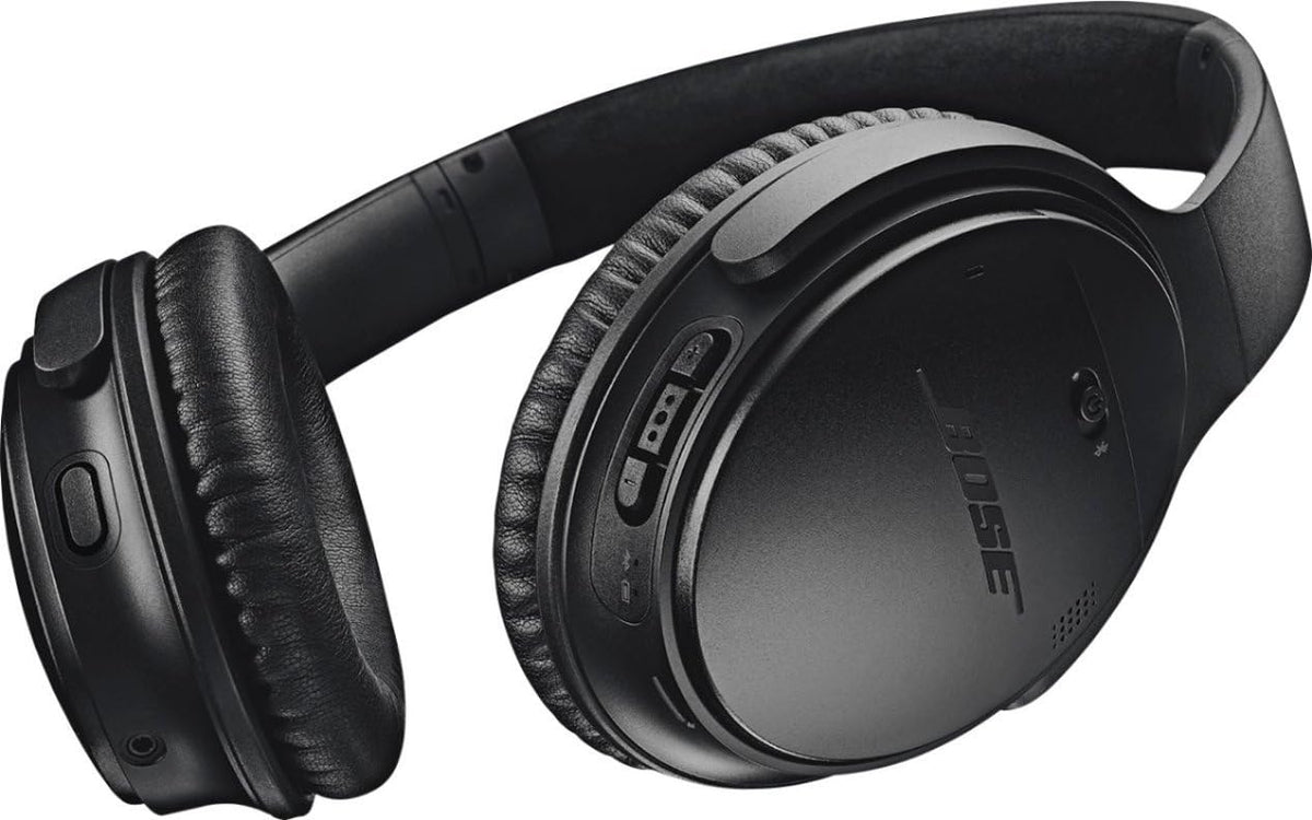 Bose QuietComfort 35 (Series II) Wireless Headphones, Noise Cancelling - Black (Renewed)