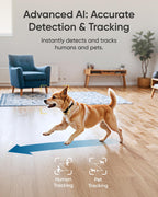 eufy Security Indoor Cam E30 (3-Pack),4K Pet/Baby/Nanny Camera,360° Pan Tilt,AI Auto Tracking,Color Night Vision,Two-Way Audio,AI Human/Pet Detection,Works with HomeKit