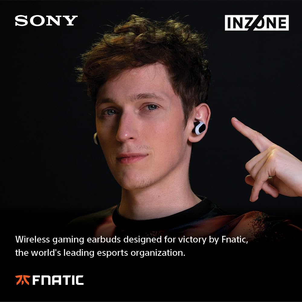 Sony INZONE Buds Wireless Noise Cancelling Gaming Earbuds, Glass Purple