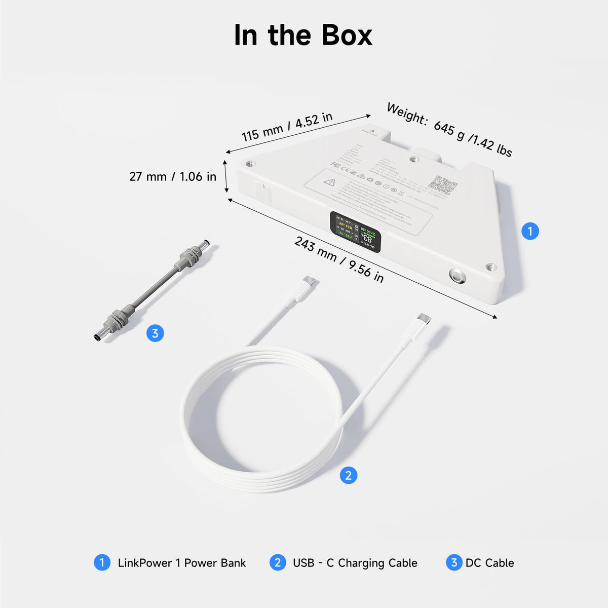 Starlink Mini Battery Pack,99Wh,4+H Runtime,USB-C In/Out for Camping
