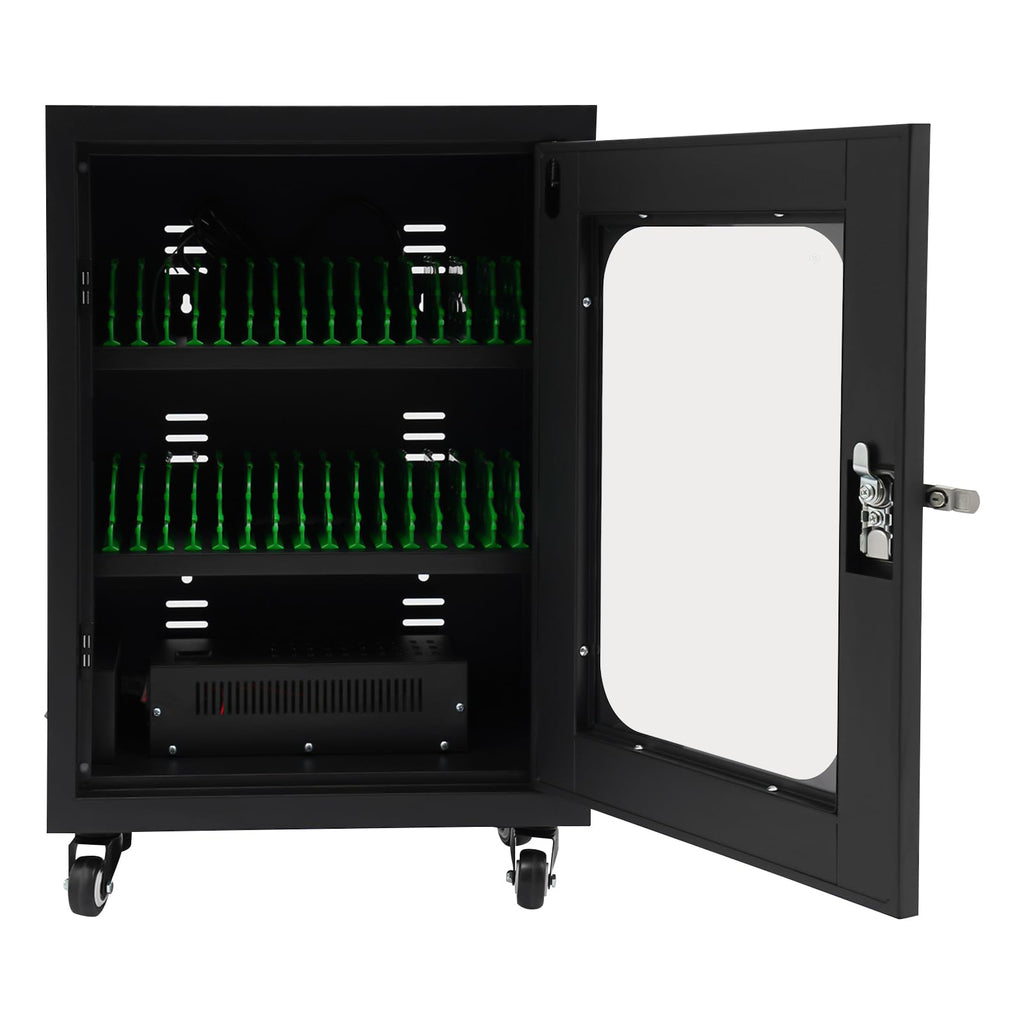 Cell Phone Charging Station, 50-Device Rechargeable Mobile Phones Charging Cabinet, Locking and Charging Phone Storage Box, Mobile Charging Cart, Lockable Device Charging Locker