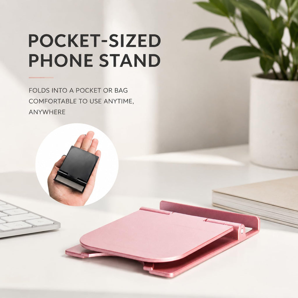 Custom Phone Stand Bulk with Logo, Promotional Tech Gifts for Business, Employee Appreciation Gifts, Trade Show Giveaways & Conference Swag, Custom Desk Accessories for Office & Events,100 Pack