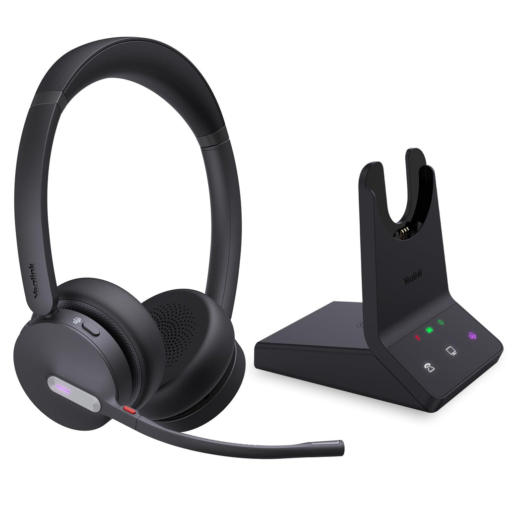 Yealink WH64 Dual UC DECT Bluetooth Wireless Headset for Phone PC Cellphone