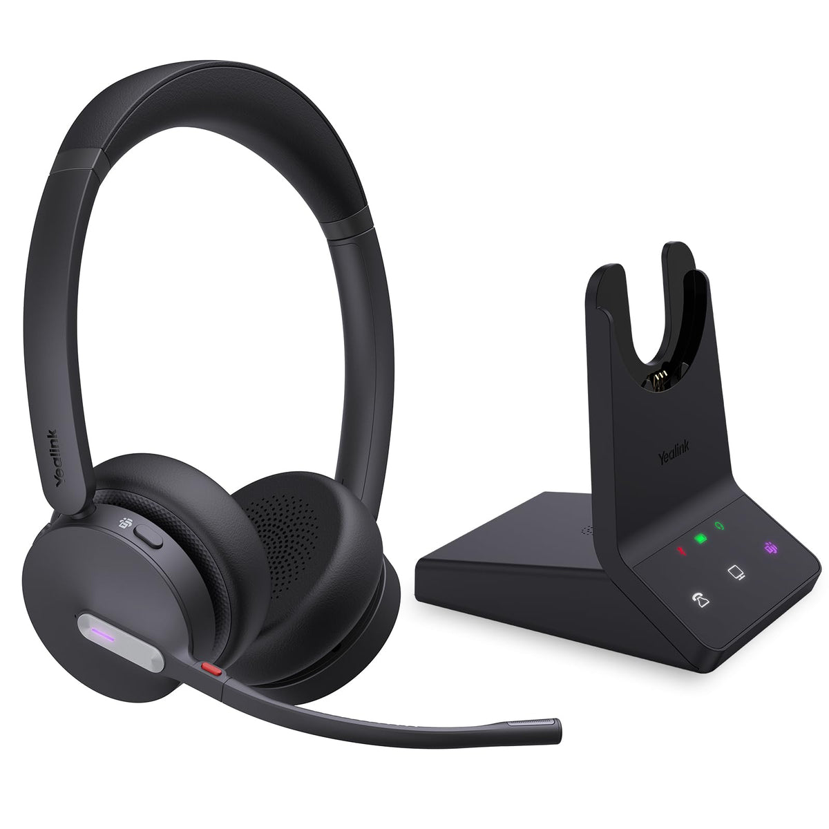 Yealink WH64 Dual UC DECT Bluetooth Wireless Headset for Phone PC Cellphone