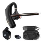 Poly Voyager Legend 50 UC Bluetooth Headset, Charging Case, AI-Powered Noise Cancellation, 4Mic WindSmart Tech, 10-Hr Battery, 98 ft Wireless Range, Multipoint Connectivity, Voice Assistant, GTW Cloth