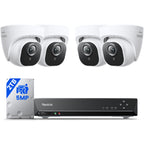 REOLINK 5MP 8CH Home Security Camera System with 2TB HDD RLK8-520D4-5MP