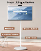 SYLVOX 27" Smart Rolling Display with Stand, Built-in 4-5H Battery