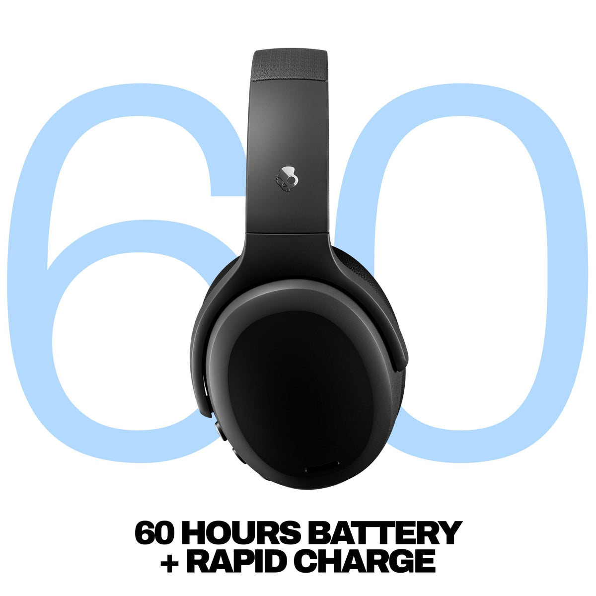Skullcandy Crusher ANC 2 Noise Cancelling Wireless Headphones - True Black