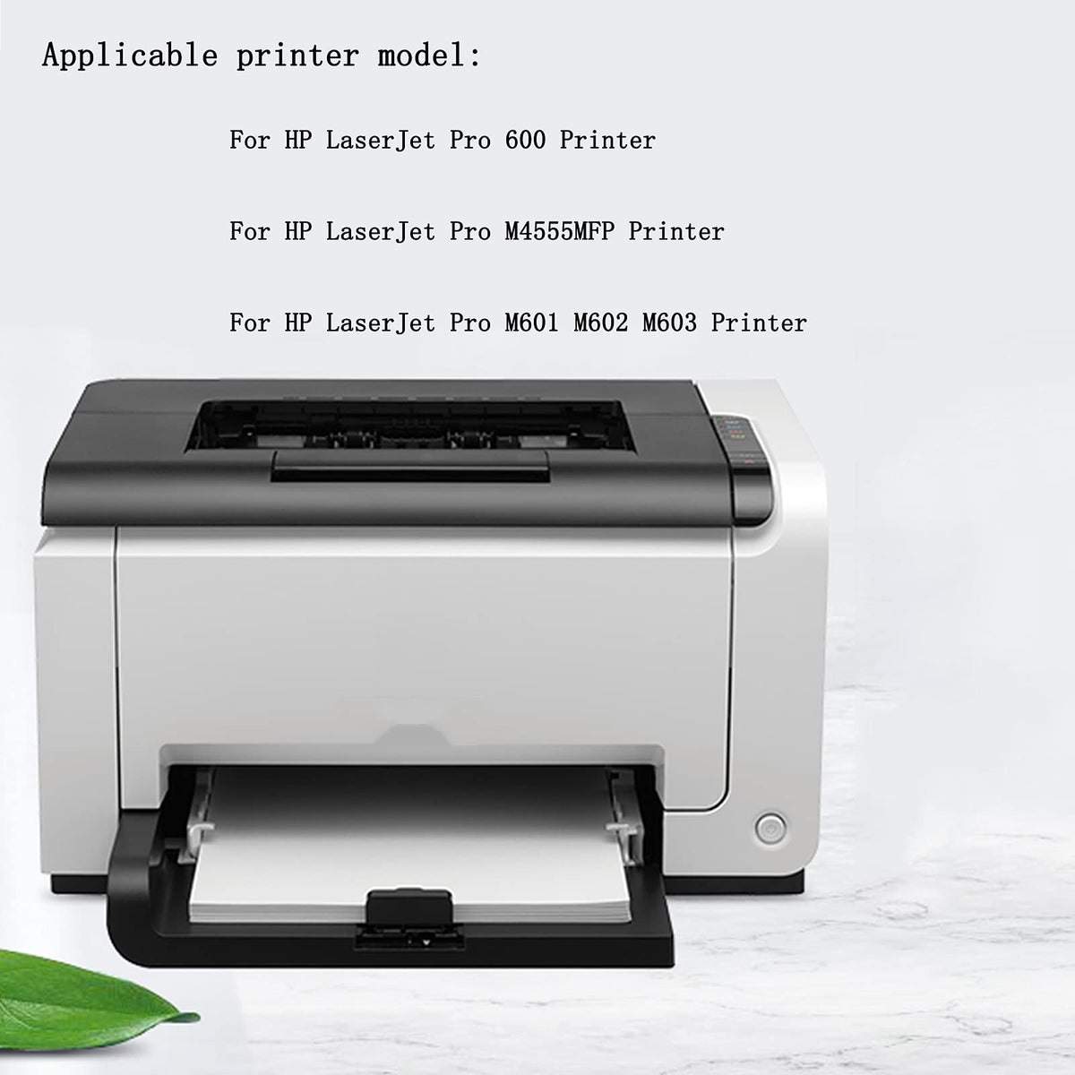 for HP CE390A Toner Cartridge Replacement for HP LaserJet Pro 600 M601 M602 M603 M4555MFP Printer with Chip Office Electronics Accessories Supplies, HD Printing 2-Black