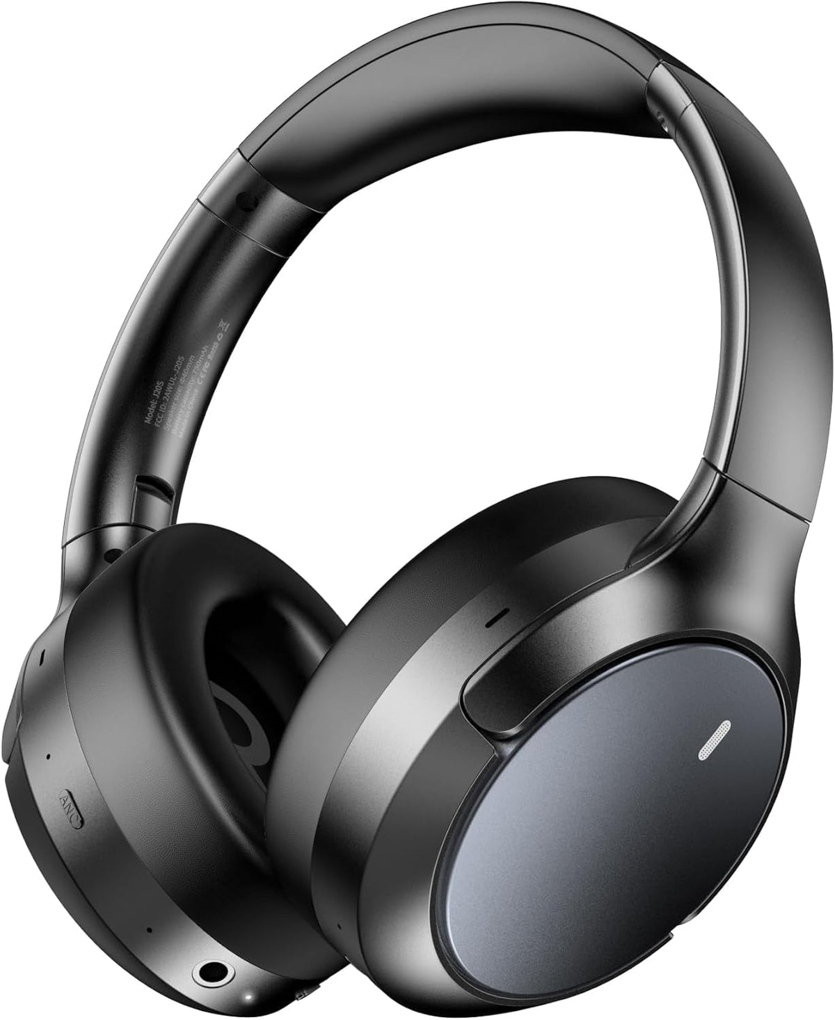 Hybrid ANC Noise Cancelling Wireless Over-Ear Headphones, 100H Playtime, Hi-Res Audio, Bluetooth 6.0, 5-Mic ENC, Multi-Mode ANC, Lightweight Comfort Fit, Foldable & Travel-Ready, for iOS & Android