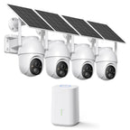 2K/4MP Home Security Camera System, 2.4G & 5GHz Wi-Fi Connected
