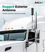 Cell Phone Booster for Truck with LCD, 5G 4G LTE All Carriers, FCC Approved