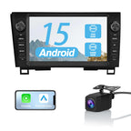 Android 15 Car Radio for Toyota Tundra 2007-2013 Sequoia 2008-2018, 9 Inch Touch Screen Car Stereo Wireless CarPlay GPS Navigation WiFi BT FM Mirror Link SWC with Reverse Camera 2+64GB