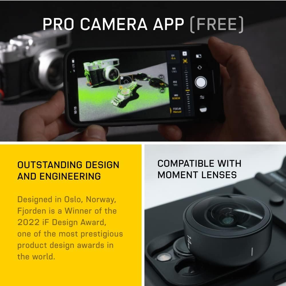 FJORDEN Camera Grip Plus Bundle for iPhone 16 Pro - Magsafe Compatible