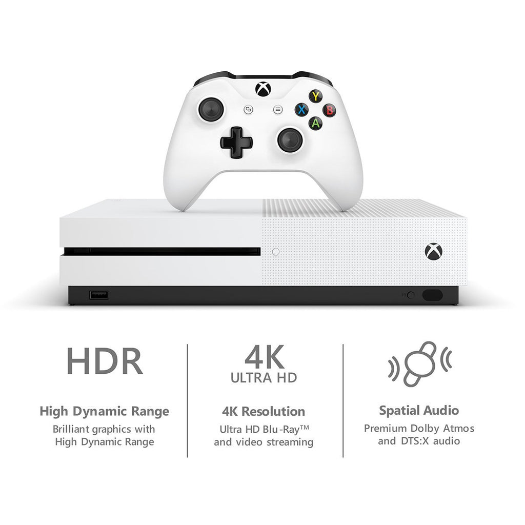 Xbox One S 500GB Console - Minecraft Complete Adventure Bundle [Discontinued] (Renewed)