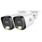 SANNCE 2K 3MP PoE Camera System - NVR with 4PCS Bullet Cameras(1TB HDD)