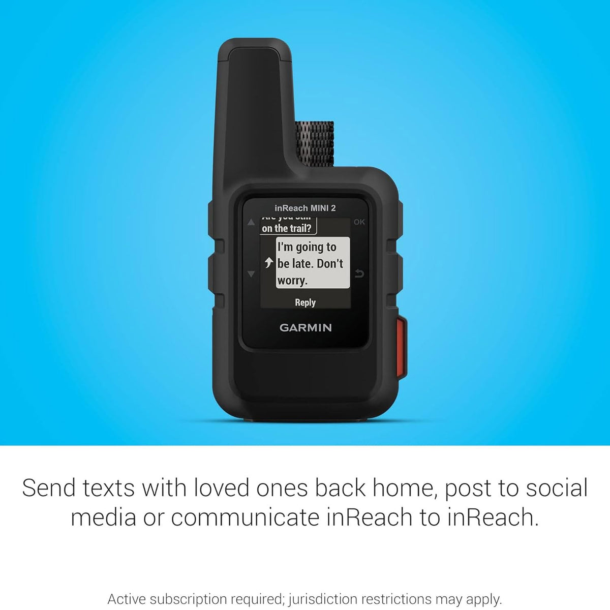 Garmin inReach® Mini 2, Satellite Communicator, Black