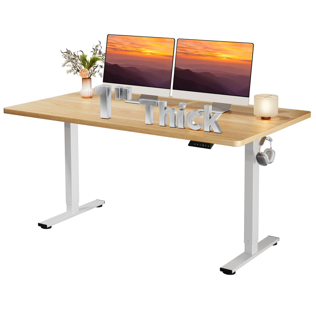 79''x31''Dual Motor Adjustable Large Standing Desk for Home Office