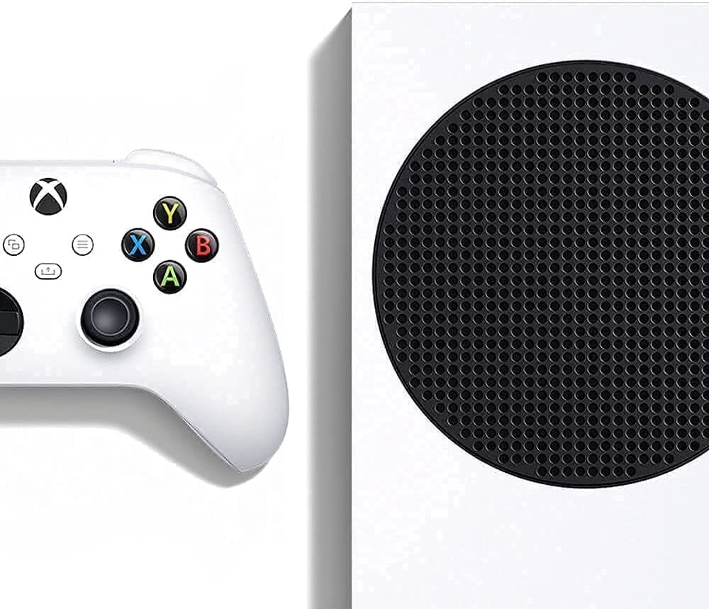 Microsoft Series S 512 GB All-Digital Console (Disc-Free Gaming) with HDMI Cable Controller Bundle | White | Include：Xbox Wireless Controller White, Xbox Series S Console (Renewed)