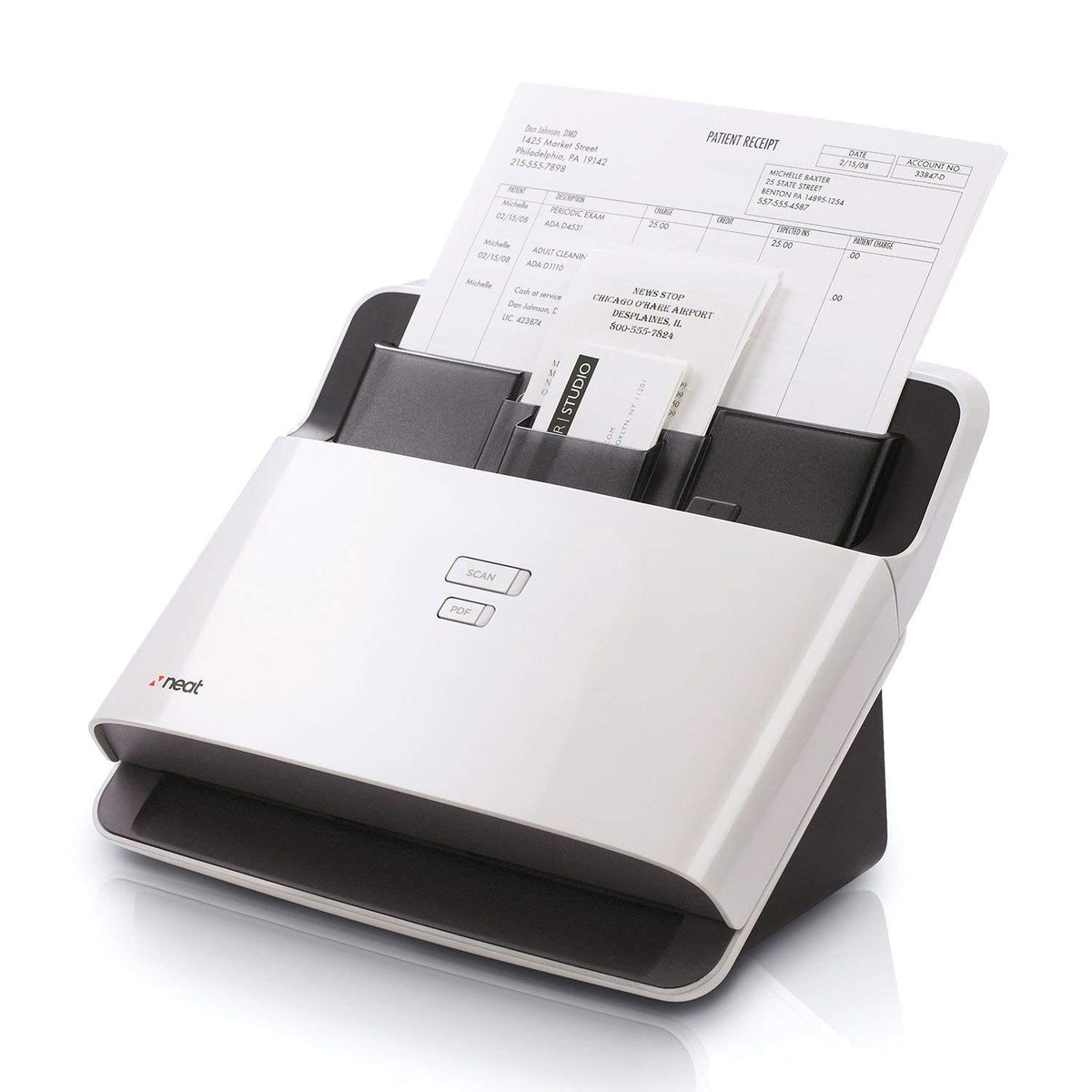 NeatDesk Plus Desktop Scanner + Digital Filing System for PC/Mac (Certified Refurbished)