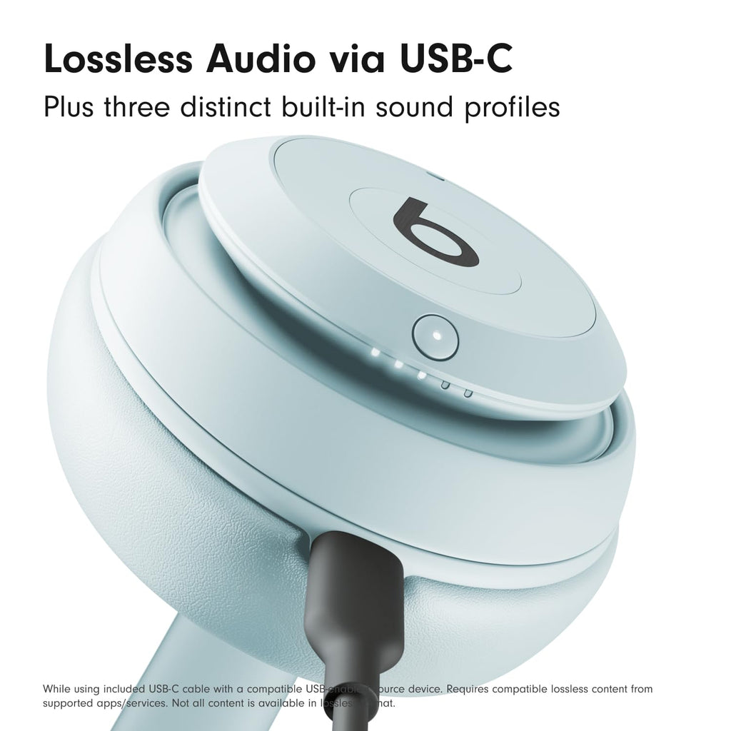 Beats Studio Pro Premium Wireless Over-Ear Headphones- Up to 40-Hour Battery Life, Active Noise Cancelling, Great for Travel & Commuting, USB-C Lossless Audio - Amazon Exclusive Light Blue