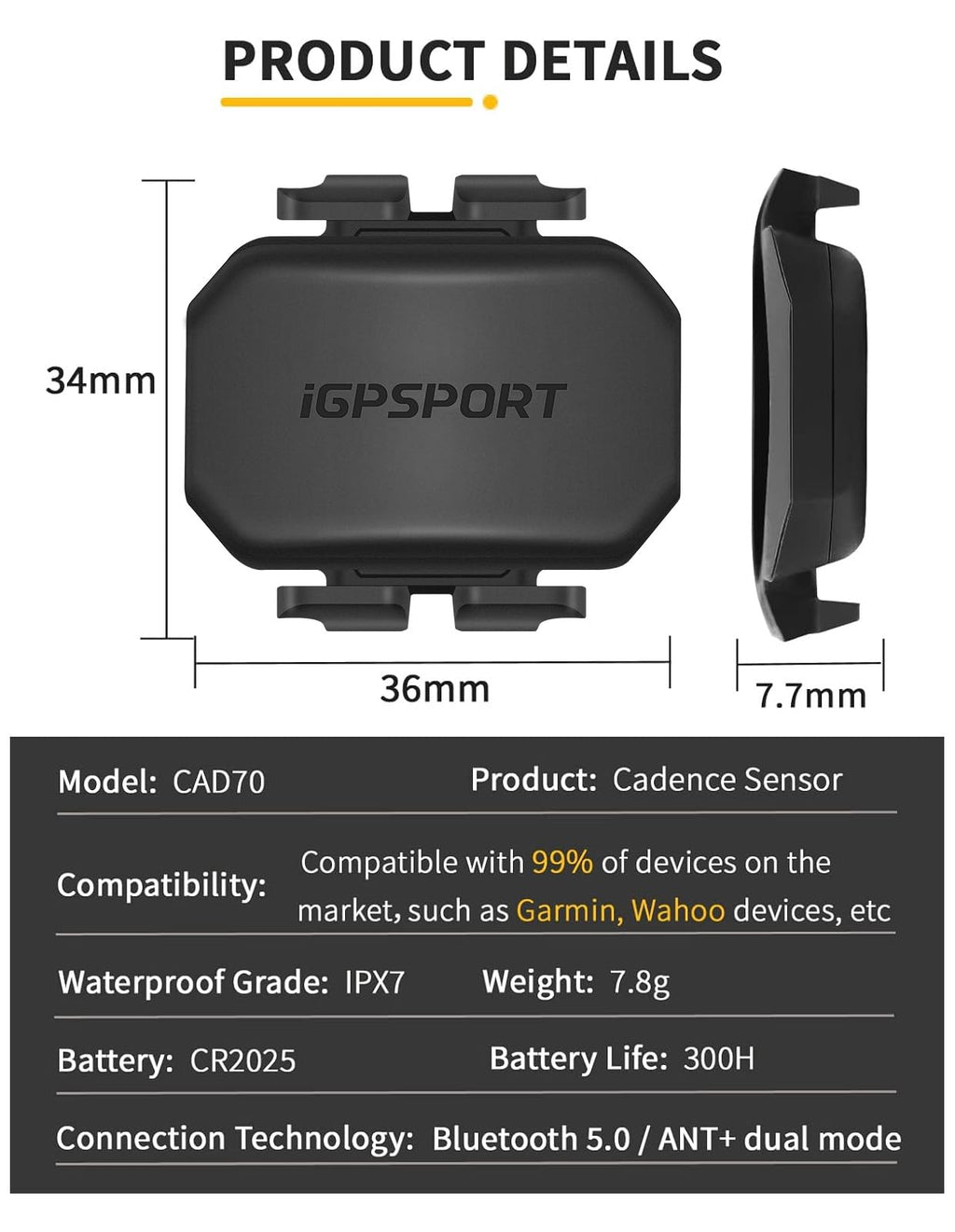 iGPSPORT BSC300T Wireless Bike Computer GPS, Touchscreen Offline MAP Navigation Off Course Warning Compatible with Insta 360, for Ebike Road Bike MTB