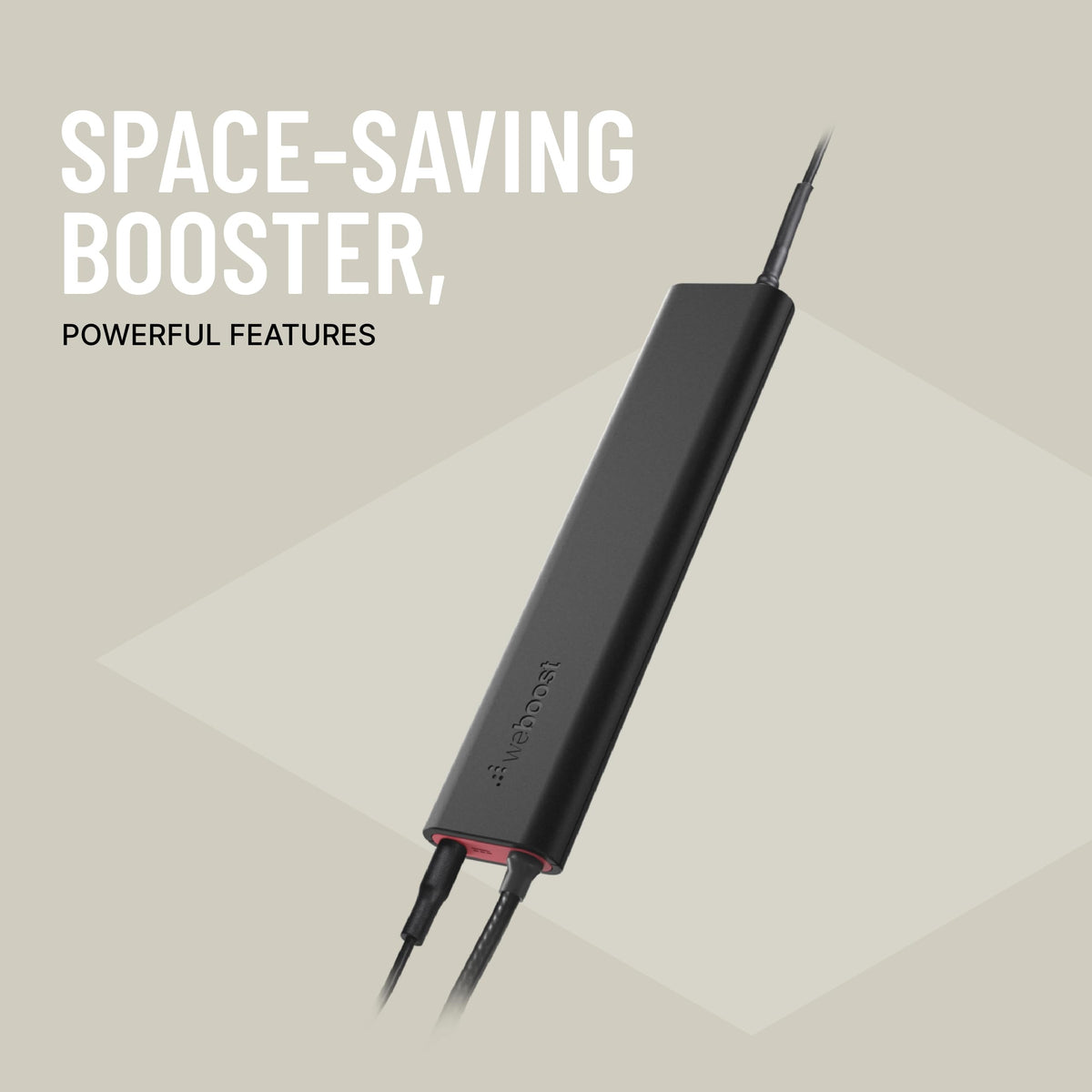 weBoost Drive Sleek - Model 470135R - Portable Signal Booster for Cars, SUVs, Trucks & Vans - 5G & 4G LTE Cellular Signal Booster for All US Carriers - Includes Booster & Antennas - FCC-Approved