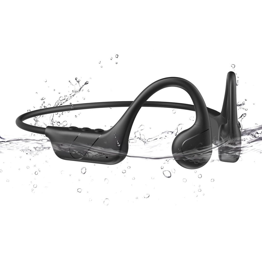 CXK Bone Conduction Headphones IPX8 Waterproof Bluetooth 6.0 Swim Headphone