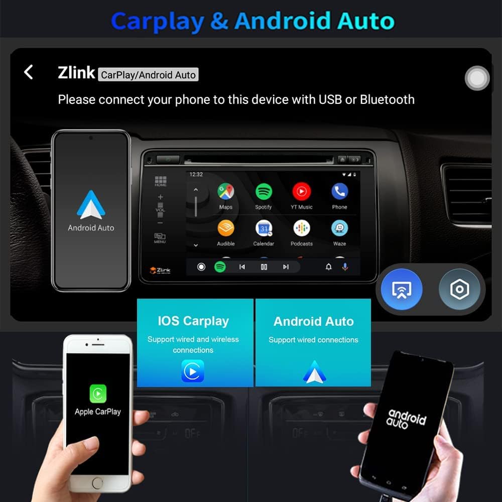 for Nissan X-Trail 2015-2022 Car Radio Stereo Carplay IPS Android Car Stereo 9" in-Dash Head Unit WiFi GPS Navigation Steering Wheel Control RAM 2G ROM 32G