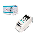 Electronic Check Writer Machine, 16-Digit Check Printing Machine, Business Checkwriter for Office Accounting, Amount Printer for Checks