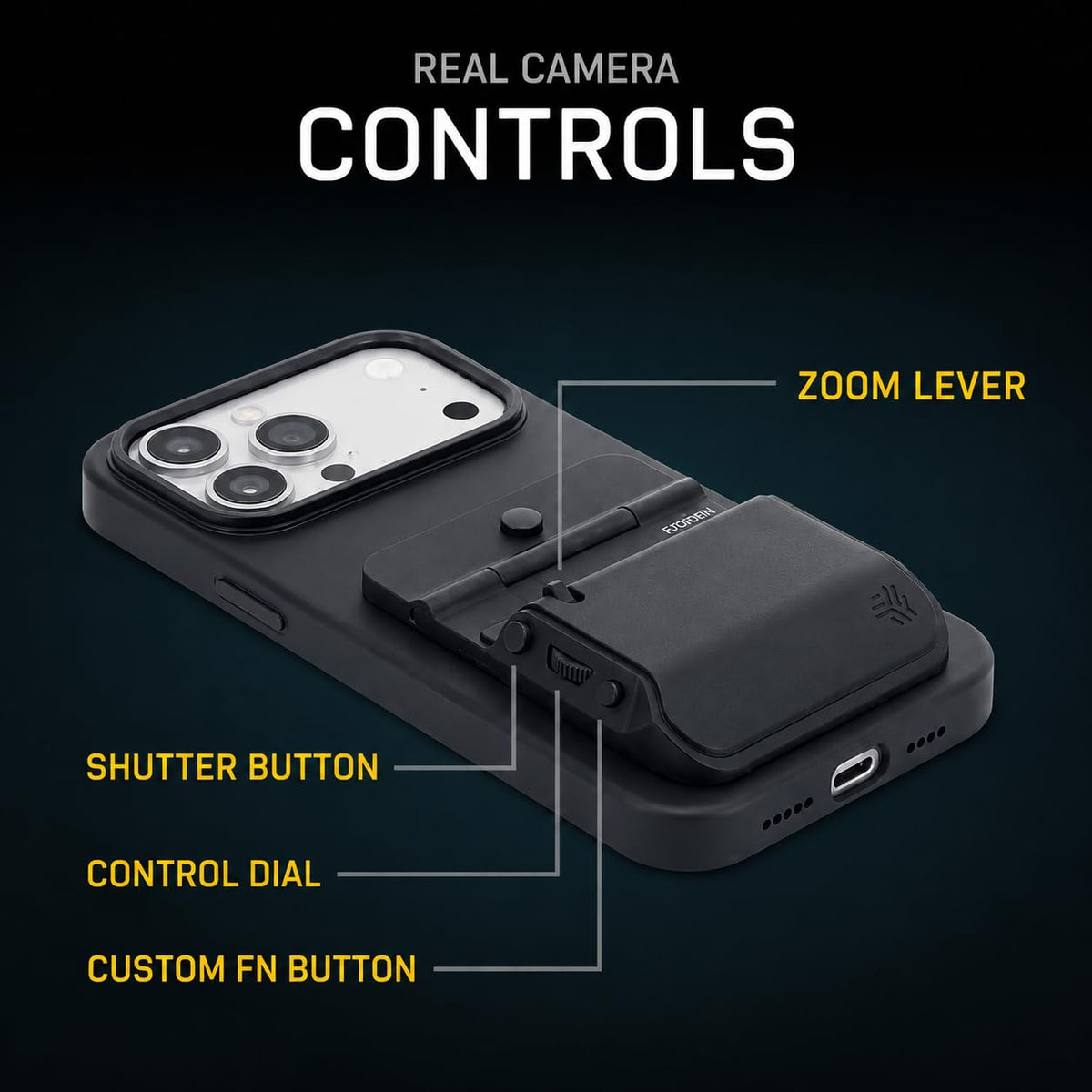 FJORDEN Camera Grip Ultimate Bundle for iPhone 17 Pro Max