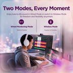 Lenovo Yoga PC Edition Over-Ear Wireless Headphones with Sound by Bose, Hybrid ANC Noise Cancellation, Bluetooth 5.3 Dual Device Connectivity, Touch Controls, 38-Hour Battery Life, Seashell