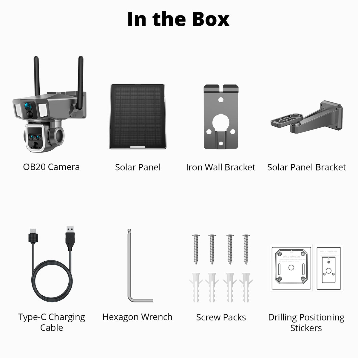 Dragon Touch 4G LTE Cellular Security Camera Outdoor, 4K Wireless Solar Bullet-PTZ Cam, 3 Lens, 10x Optical Zoom, 4G or WiFi 2 Mode, 360° PTZ AI Tracking, SIM Card and 64GB SD Card Included