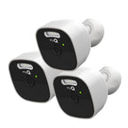 Chamberlain myQ Outdoor Battery Camera | 2K Camera, Color Night Vision, Spotlight, Motion Alerts, Live View with Two-Way Talk, Wireless, Weather-Resistant, Outdoor, White, 2 Pack