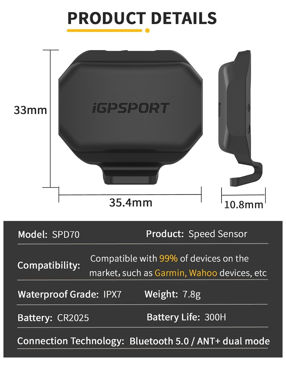 iGPSPORT BSC300T Wireless Bike Computer GPS, Touchscreen Offline MAP Navigation Off Course Warning Compatible with Insta 360, for Ebike Road Bike MTB