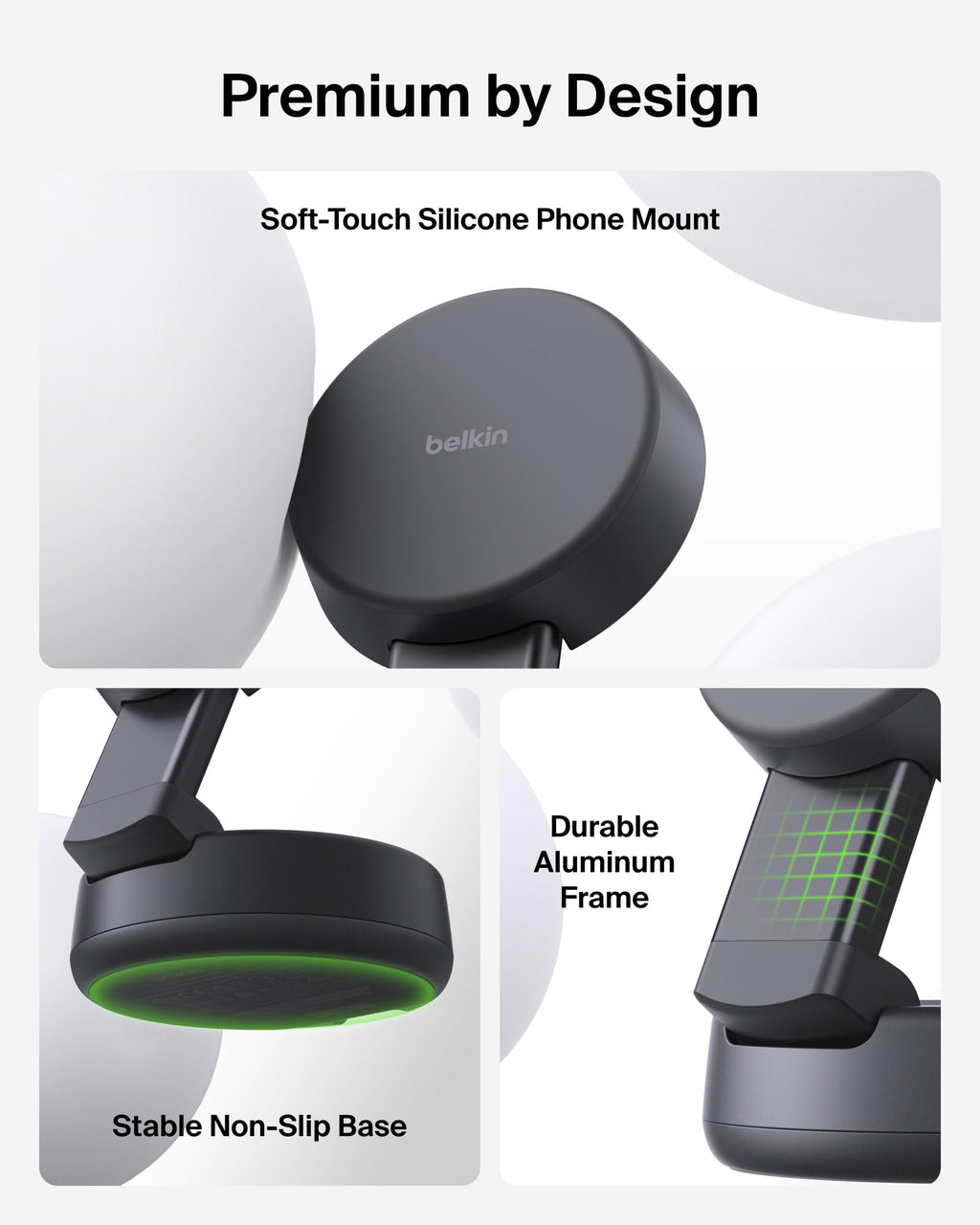 Belkin Qi2.2 25W Wireless 2 in 1 iPhone Charger, Fast Charging for Travel, 5 ft (Pack of 6)