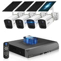Wireless Outdoor Security Camera System, Solar Powered WiFi Cameras Systems