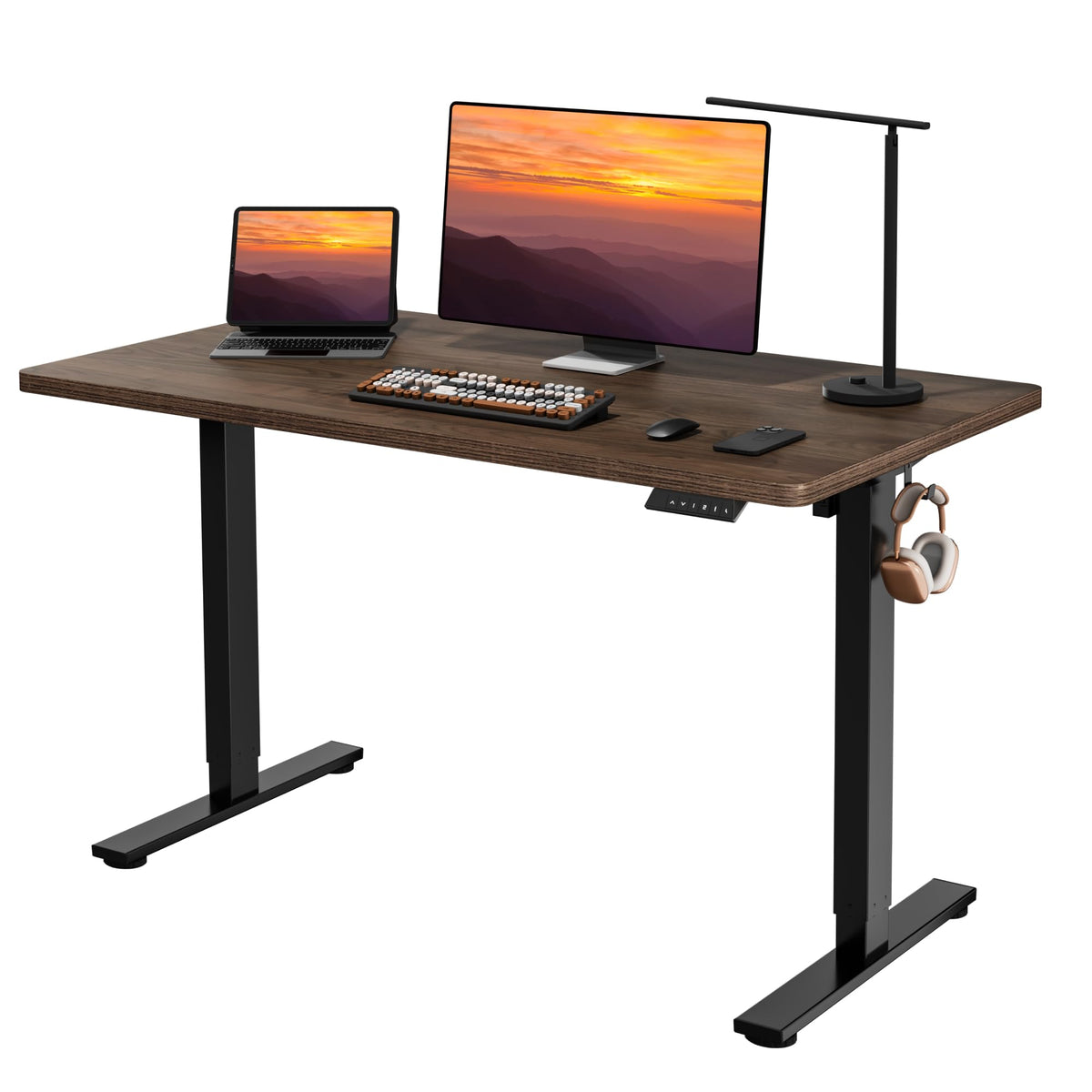 79''x31''Dual Motor Adjustable Large Standing Desk for Home Office