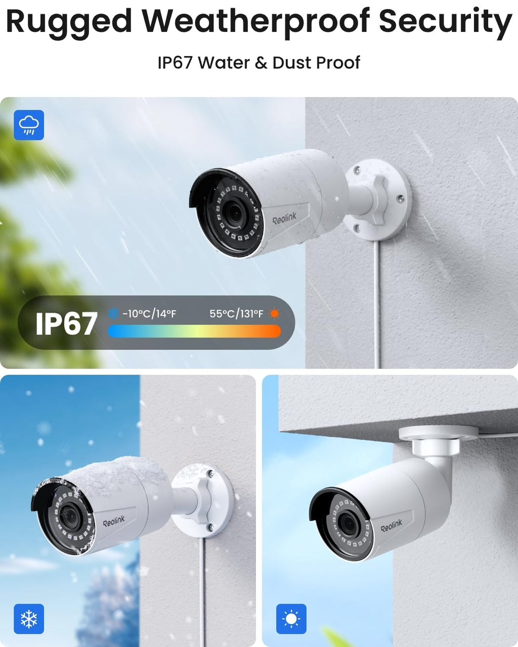 REOLINK 8CH 5MP Super HD Home Security Camera System RLK8-410B6-5MP