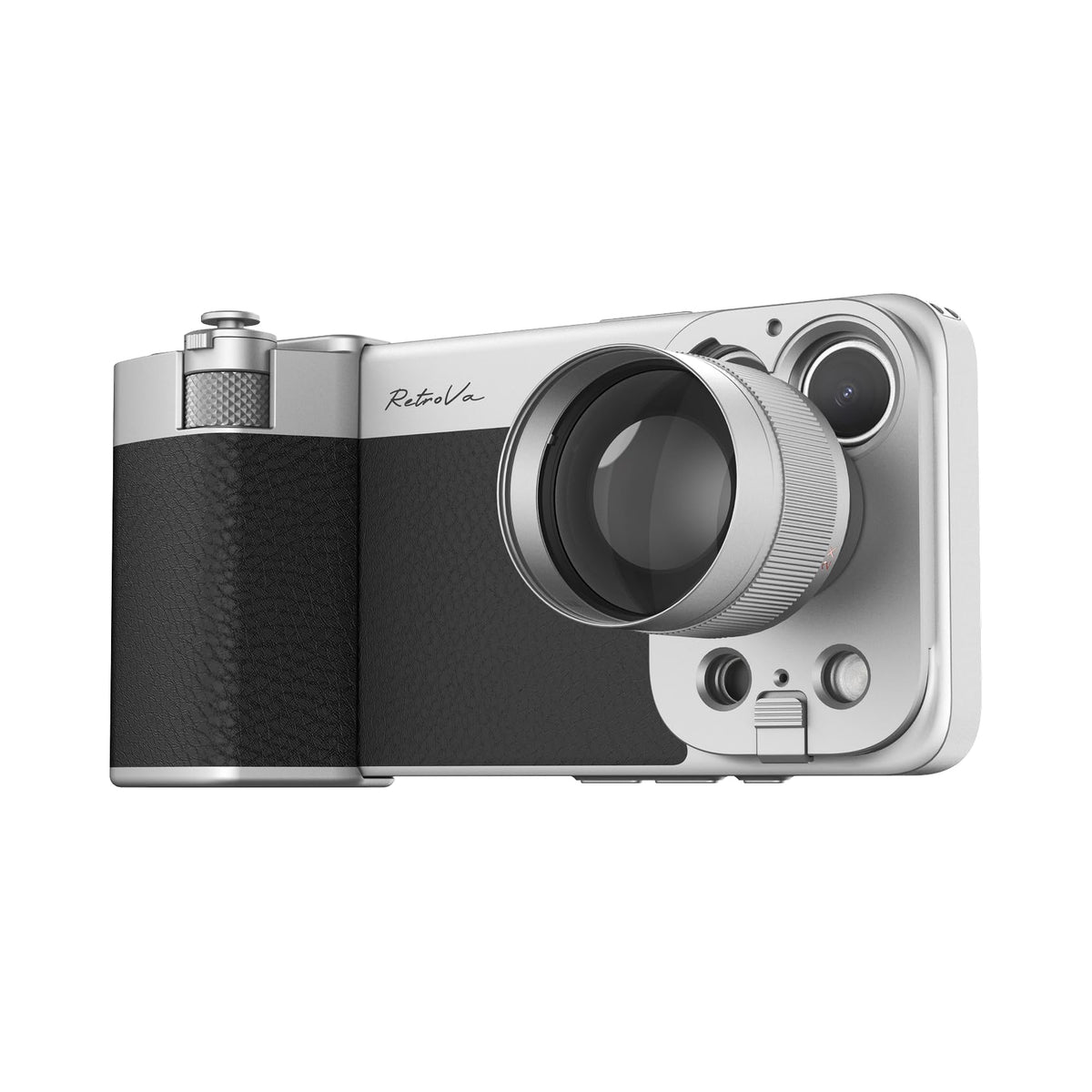 PGYTECH RetroVa 2X Telephoto Lens Camera Grip Kit for iPhone 18/17 Pro
