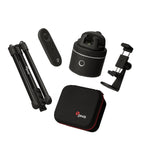 Pivo Equestrian Starter Pack Auto Tracking Phone Holder, Face, Body & Horse Tracker, 360° Rotation, 6 Speed, Stand for Video Recording (Black - Max Starter Pack)