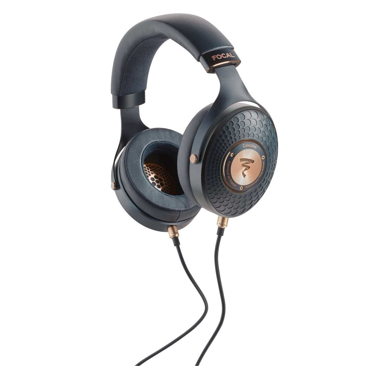 Focal CELESTEE Closed Back Over Ear Headphones (Navy Blue)