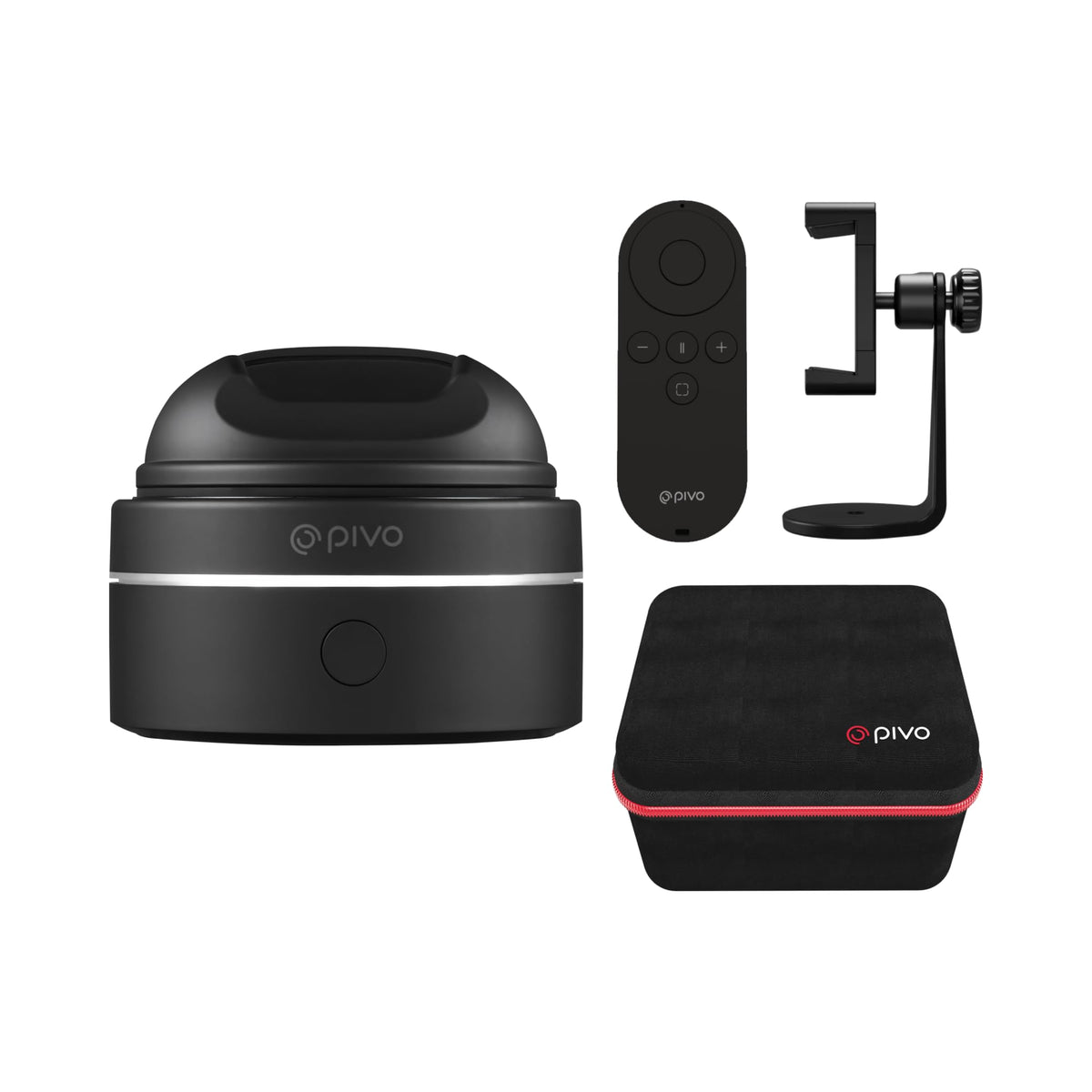 Pivo Equestrian Starter Pack Auto Tracking Phone Holder, Face, Body & Horse Tracker, 360° Rotation, 6 Speed, Stand for Video Recording (Black - Max Starter Pack)