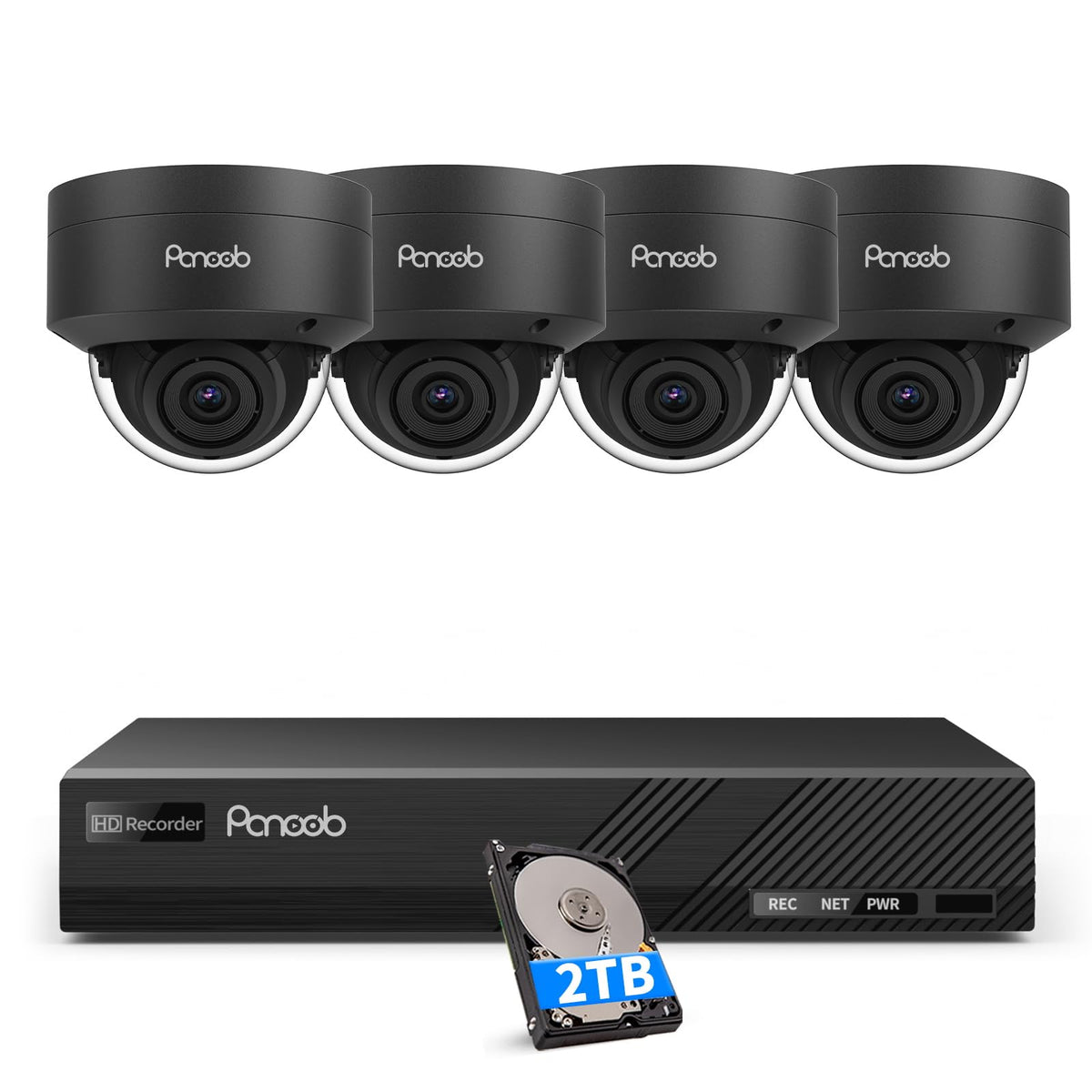 32 Channel Security Camera System PoE with 8TB HDD, PD54B2032-5M