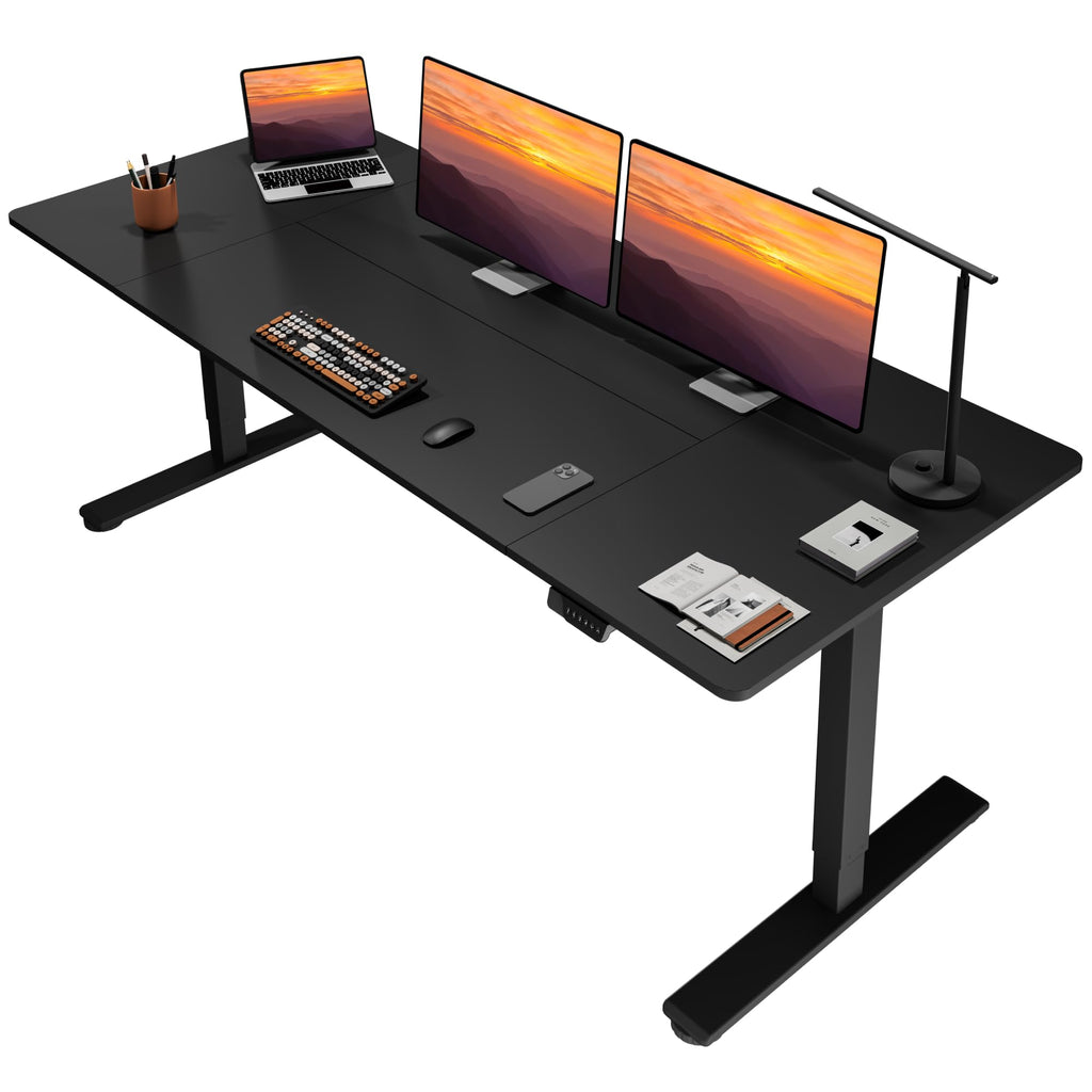79''x31''Dual Motor Adjustable Large Standing Desk for Home Office