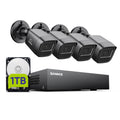 SANNCE 1080P Wired Security Camera System -DVR with 4PCS Cameras, 1TB HDD