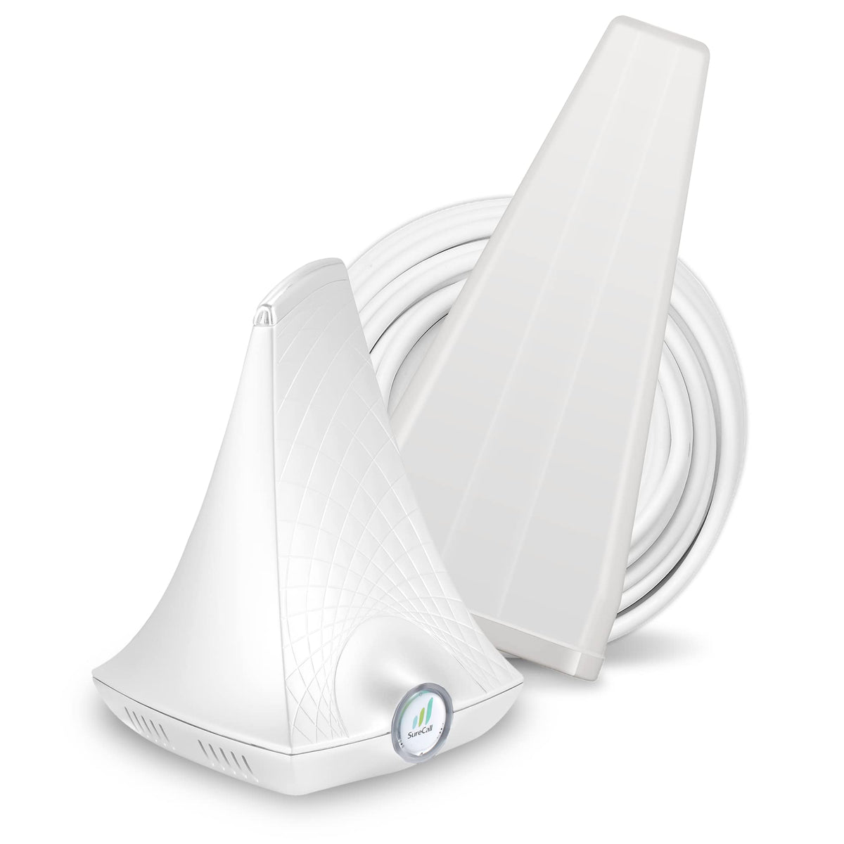 SureCall FlareDB+ Cell Phone Signal Booster for Home & Office; boosts up to 3500 sq ft on 5G/4G LTE, Multi-User, Verizon and AT&T, FCC Approved, USA Company