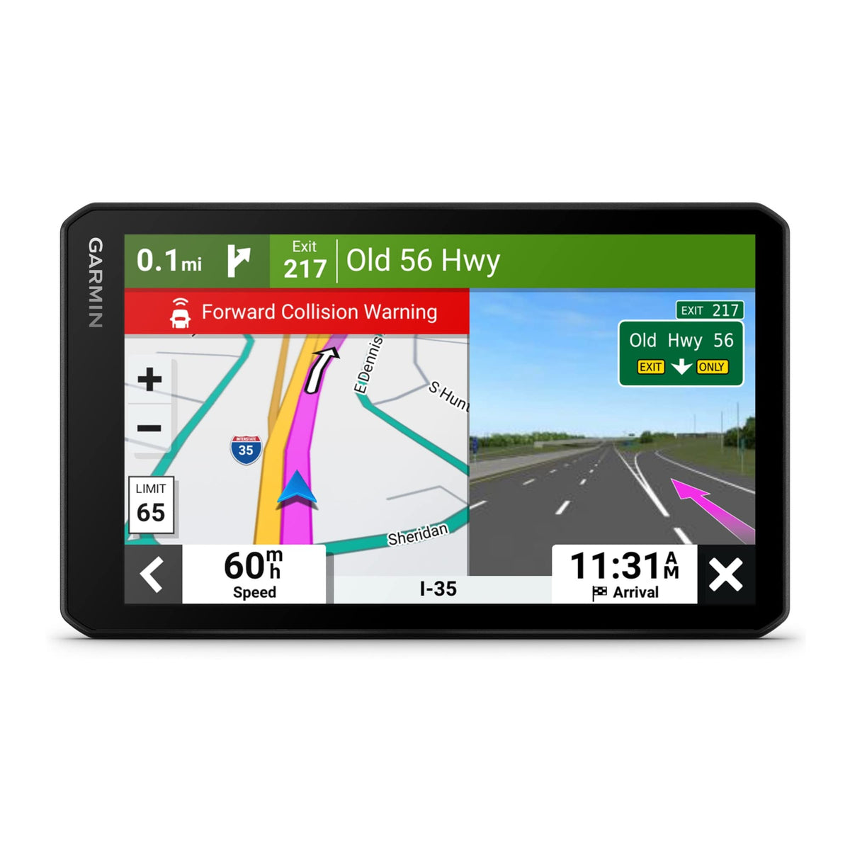 Garmin RV Cam 795, 7” GPS RV Navigator & Built-in Dash Cam