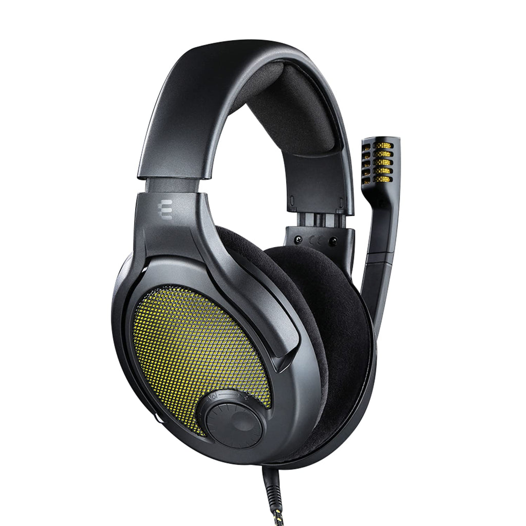 DROP PC38X Gaming Headset – Open-Back Over-Ear Design with Noise-Cancelling Mic, Velour Earpads – Compatible with PC, PS5, PS4, Xbox, Switch, Mobile – Black